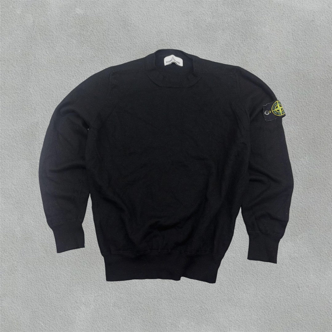 Black Stone Island Jumper - Men L - Very Good - Revaleur