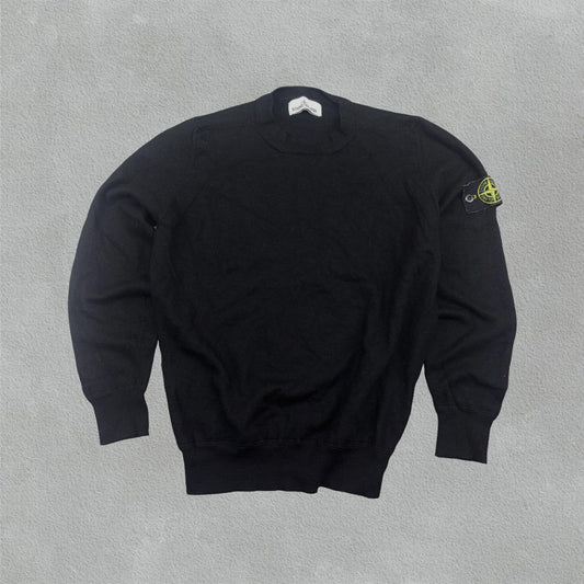 Black Stone Island Jumper - Men L - Very Good - Revaleur