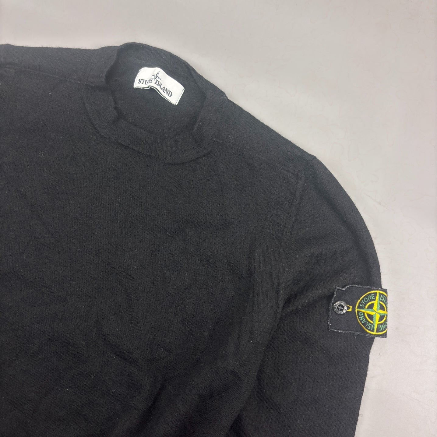 Black Stone Island Jumper - Men L - Very Good - Revaleur