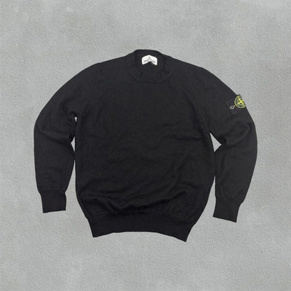 Black Stone Island Jumper - Men L - Very Good - Revaleur