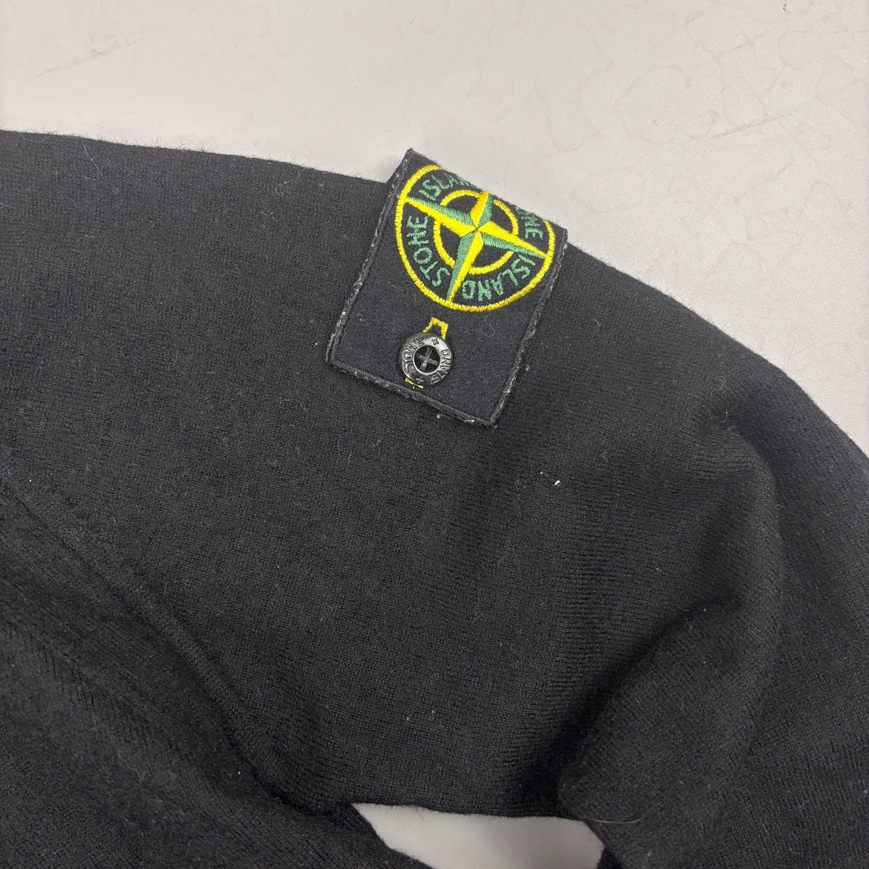 Black Stone Island Jumper - Men L - Very Good - Revaleur