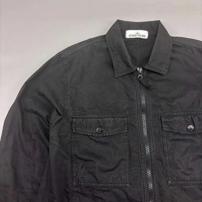 Black Stone Island Shacket - Men M - Very Good - Revaleur