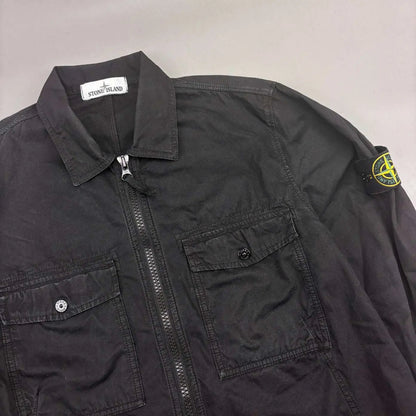 Black Stone Island Shacket - Men M - Very Good - Revaleur