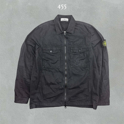 Black Stone Island Shacket - Men M - Very Good - Revaleur
