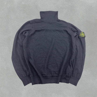 Black Stone Island Turtleneck - L - Very Good - Revaleur