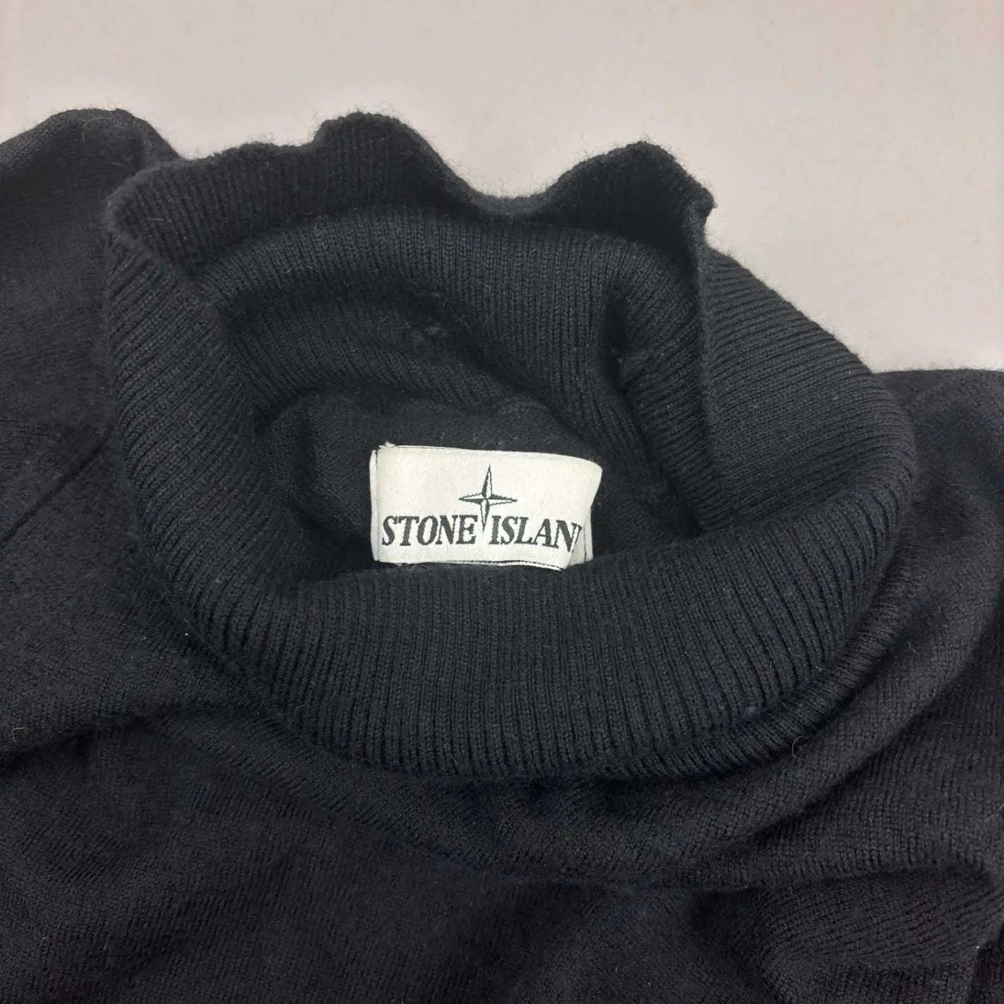 Black Stone Island Turtleneck - L - Very Good - Revaleur