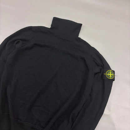 Black Stone Island Turtleneck - L - Very Good - Revaleur