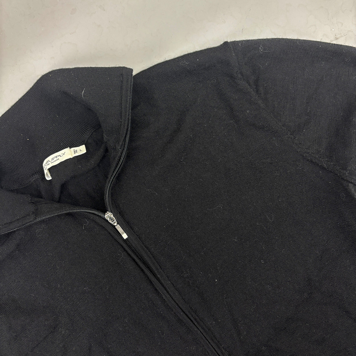 Black Suitsupply Half Zip - Men M - Very Good - Revaleur