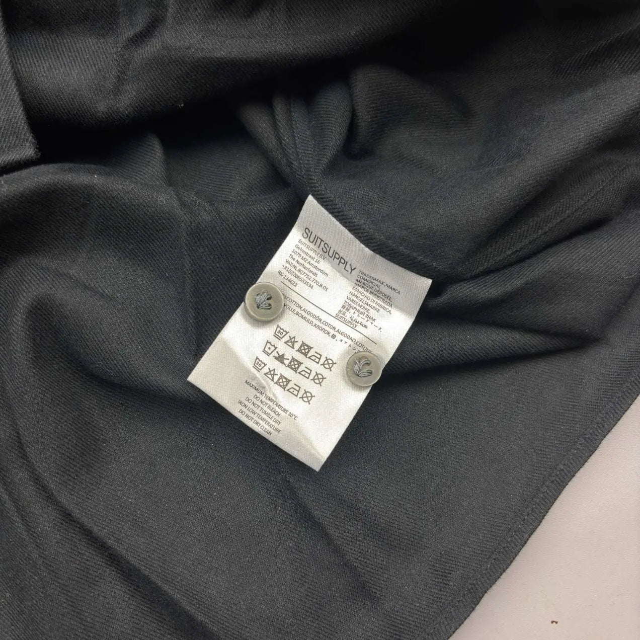 Black Suitsupply Shirt - 42 - New With Tags - Revaleur