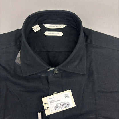Black Suitsupply Shirt - 42 - New With Tags - Revaleur