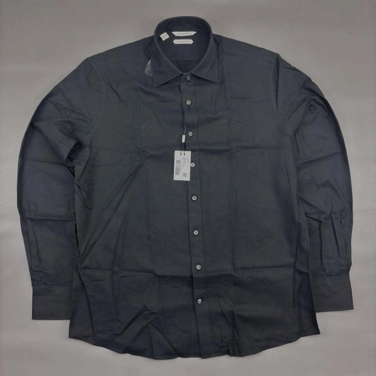 Black Suitsupply Shirt - 42 - New With Tags - Revaleur