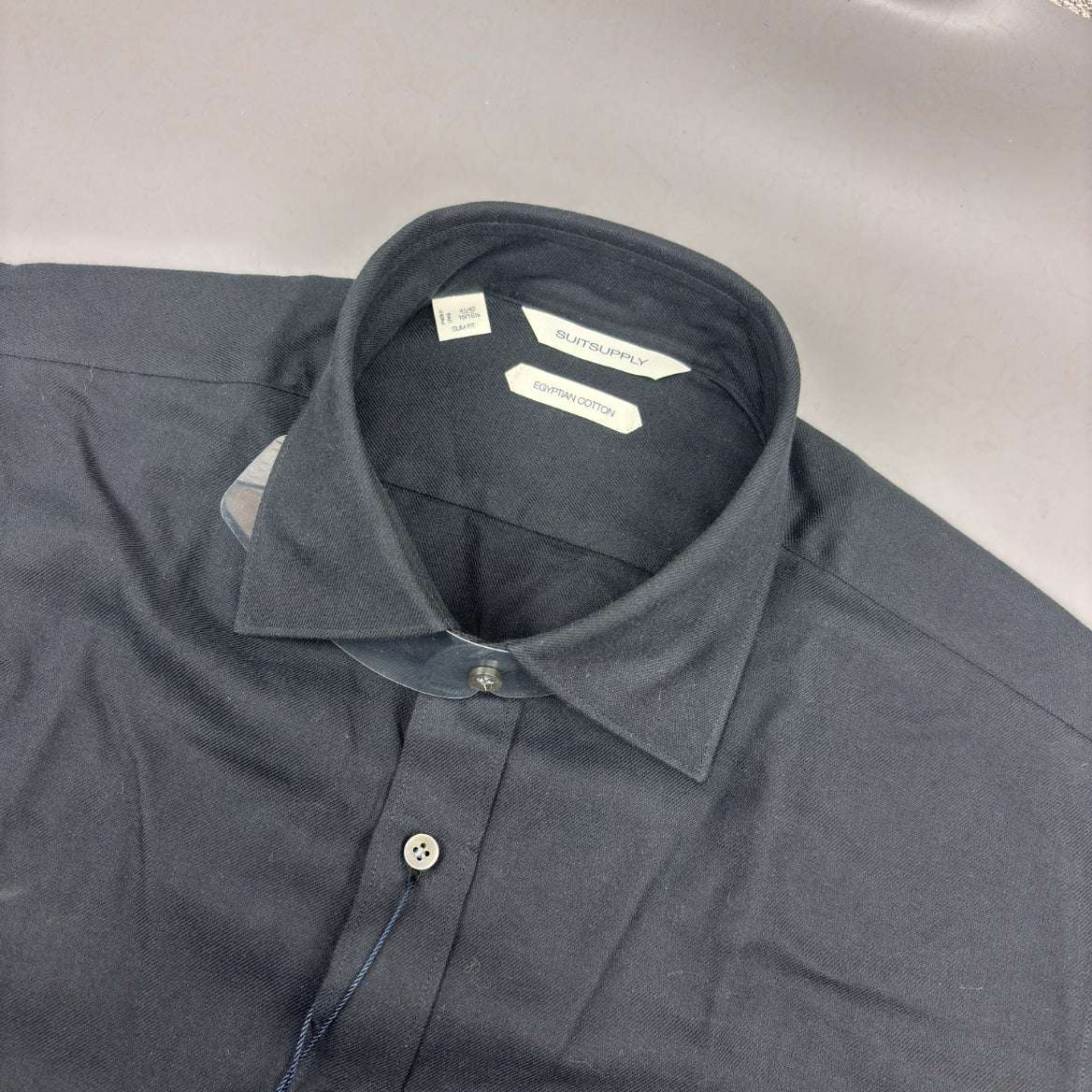 Black Suitsupply Shirt - 42 - New With Tags - Revaleur