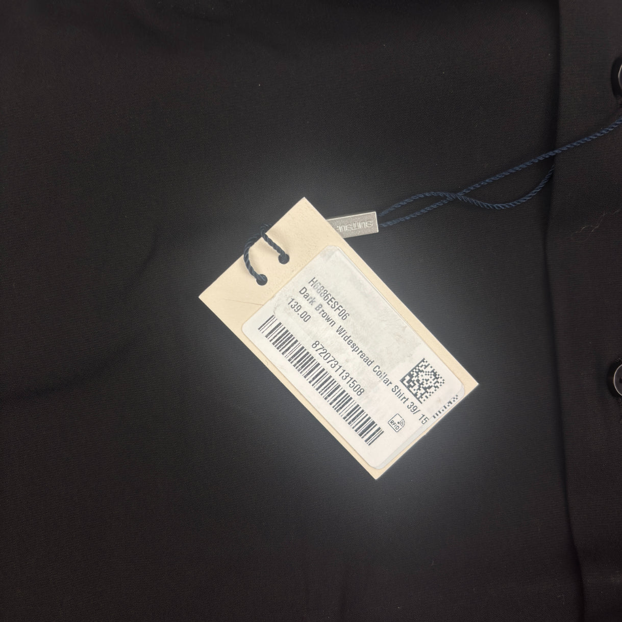 Black Suitsupply Shirt - Men 39 - New With Tags - Revaleur