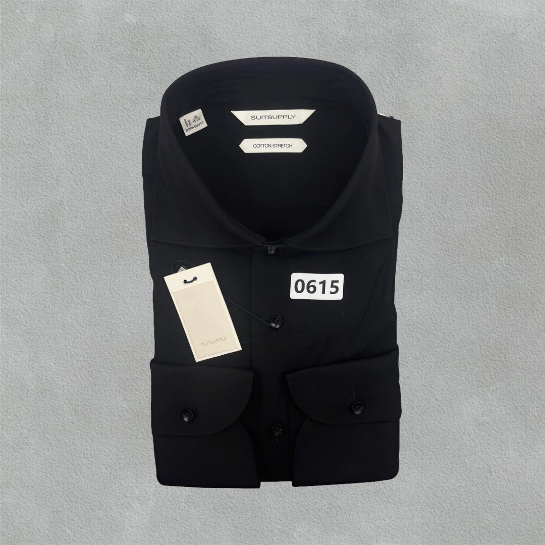 Black Suitsupply Shirt - Men 39 - New With Tags - Revaleur