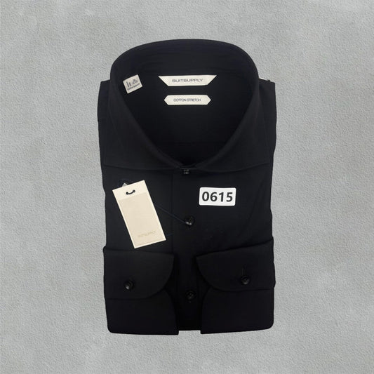 Black Suitsupply Shirt - Men 39 - New With Tags - Revaleur