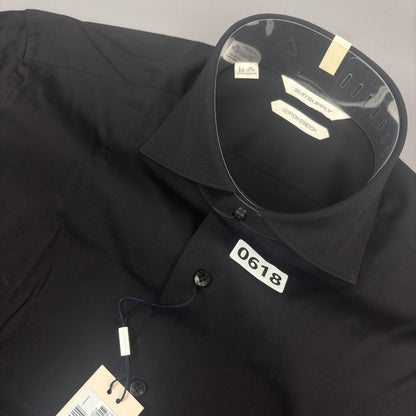 Black Suitsupply Shirt - Men 39 - New With Tags - Revaleur