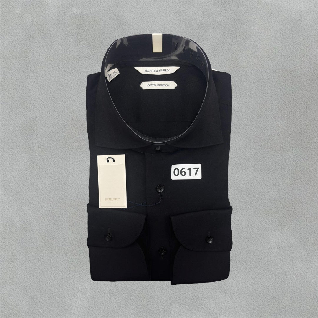 Black Suitsupply Shirt - Men 40 - New With Tags - Revaleur