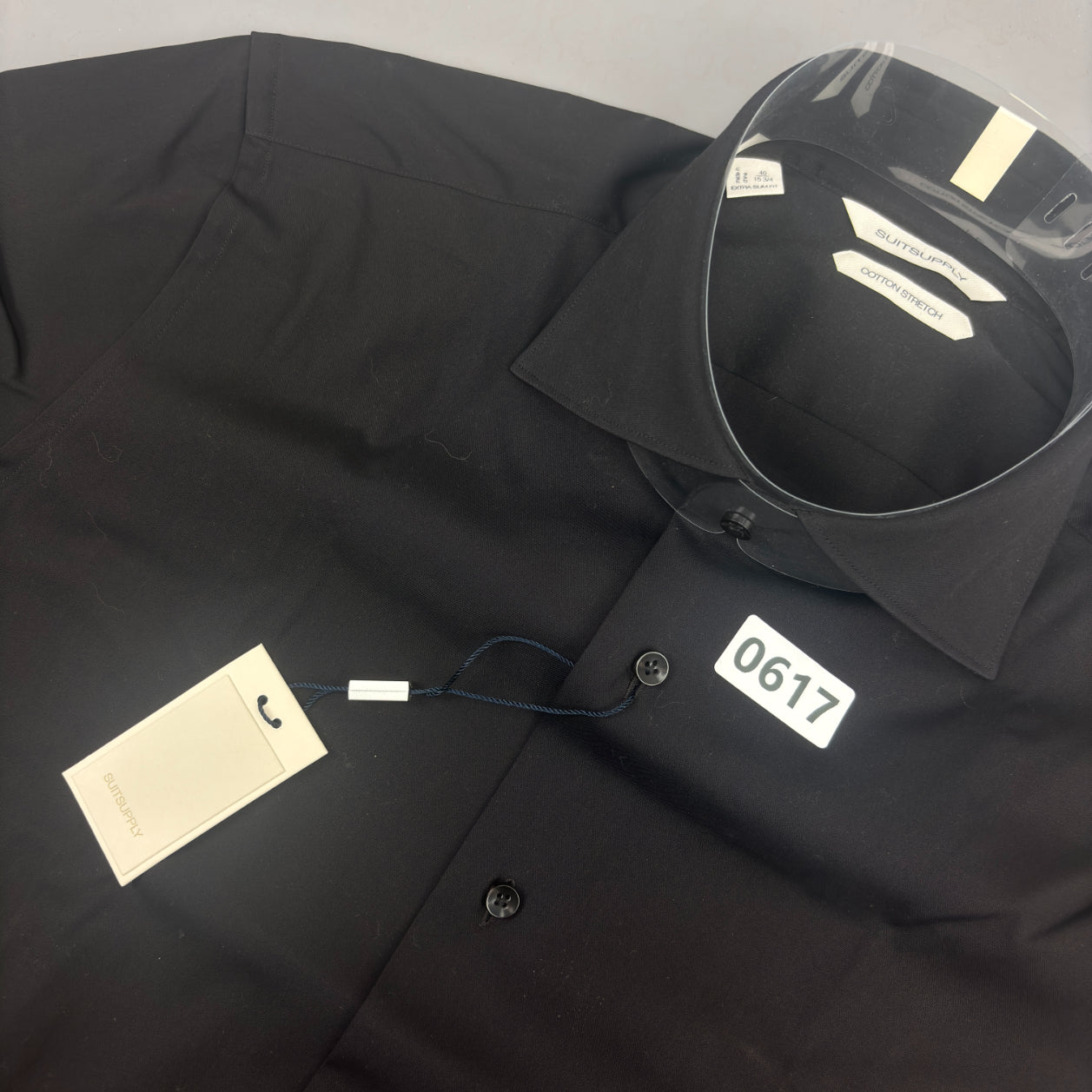 Black Suitsupply Shirt - Men 40 - New With Tags - Revaleur