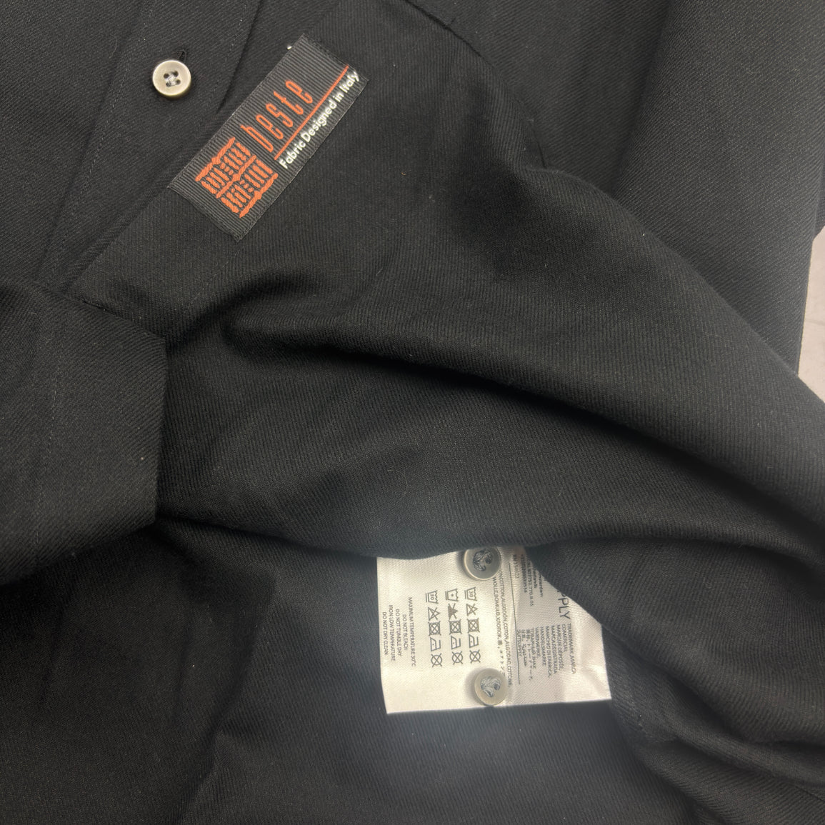 Black Suitsupply Shirt - Men 42 - New With Tags - Revaleur