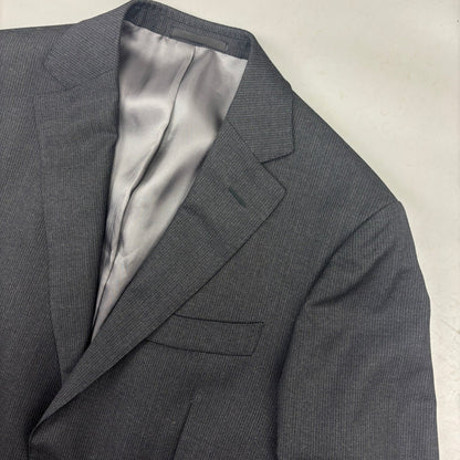 Black/Grey Suitsupply Suit - Men Blazer 46 - Very Good - Revaleur