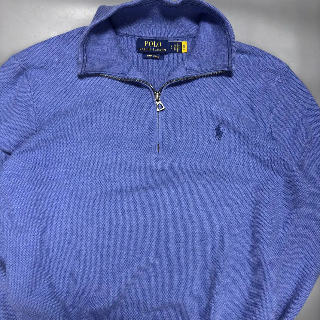 Blue Half Zip Ralph Lauren - S - Excellent Condition - Revaleur
