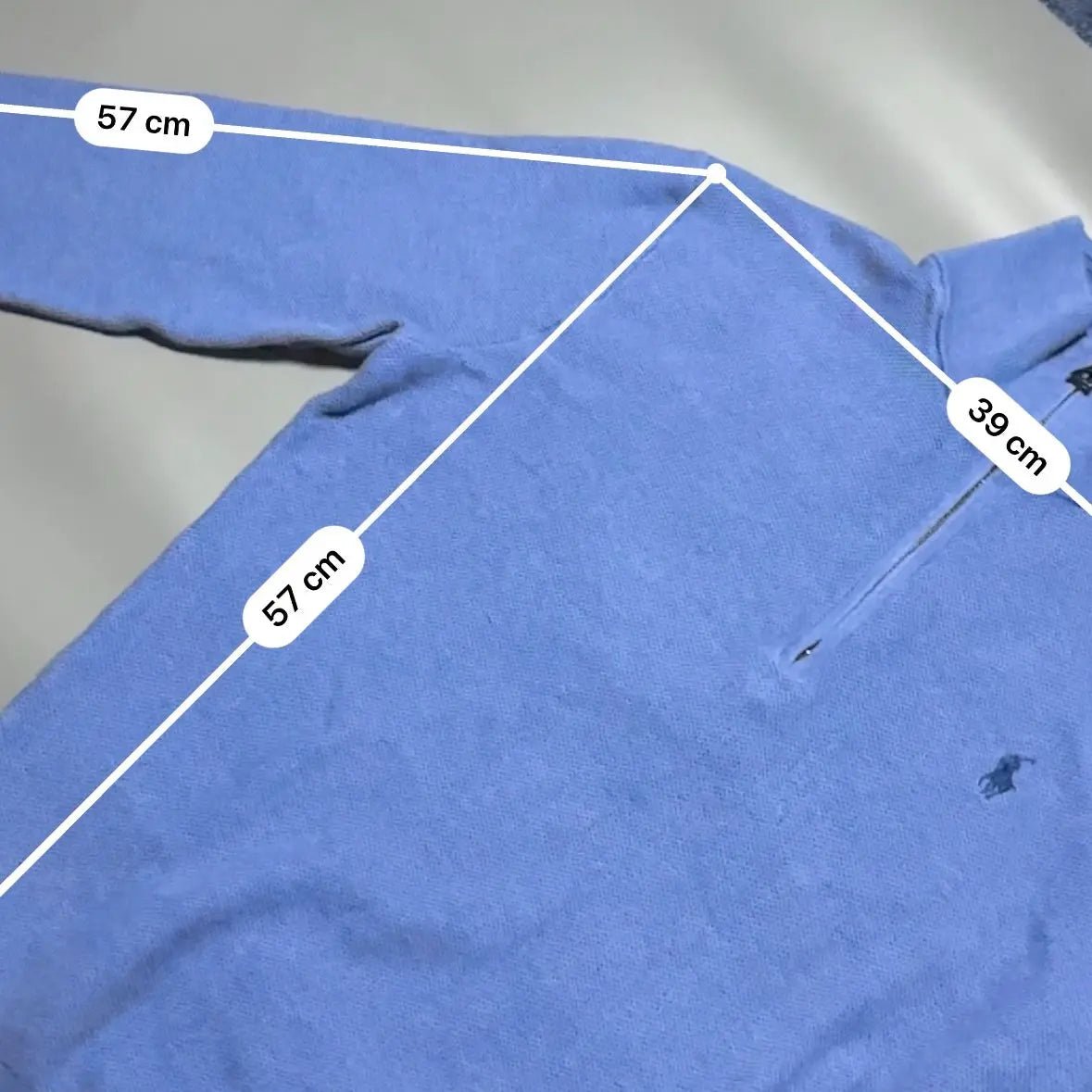 Blue Half Zip Ralph Lauren - S - Excellent Condition - Revaleur