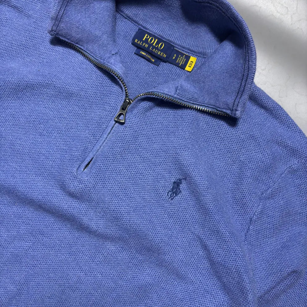 Blue Half Zip Ralph Lauren - S - Excellent Condition - Revaleur