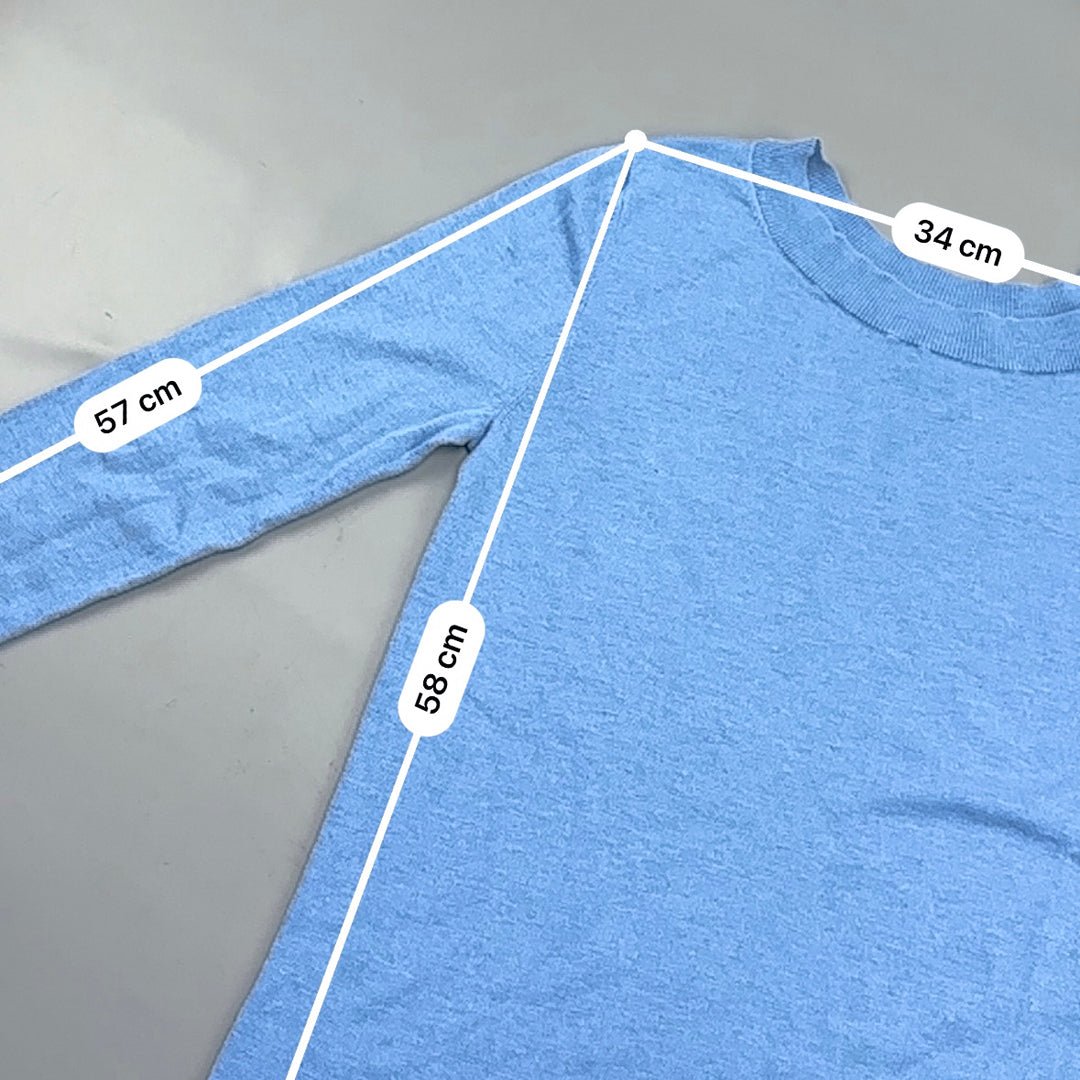 Blue Massimo Dutti Jumper - Women M - Very Good - Revaleur