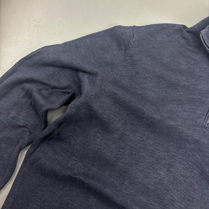 Blue Profuomo Half Zip - Men XL - Very Good - Revaleur