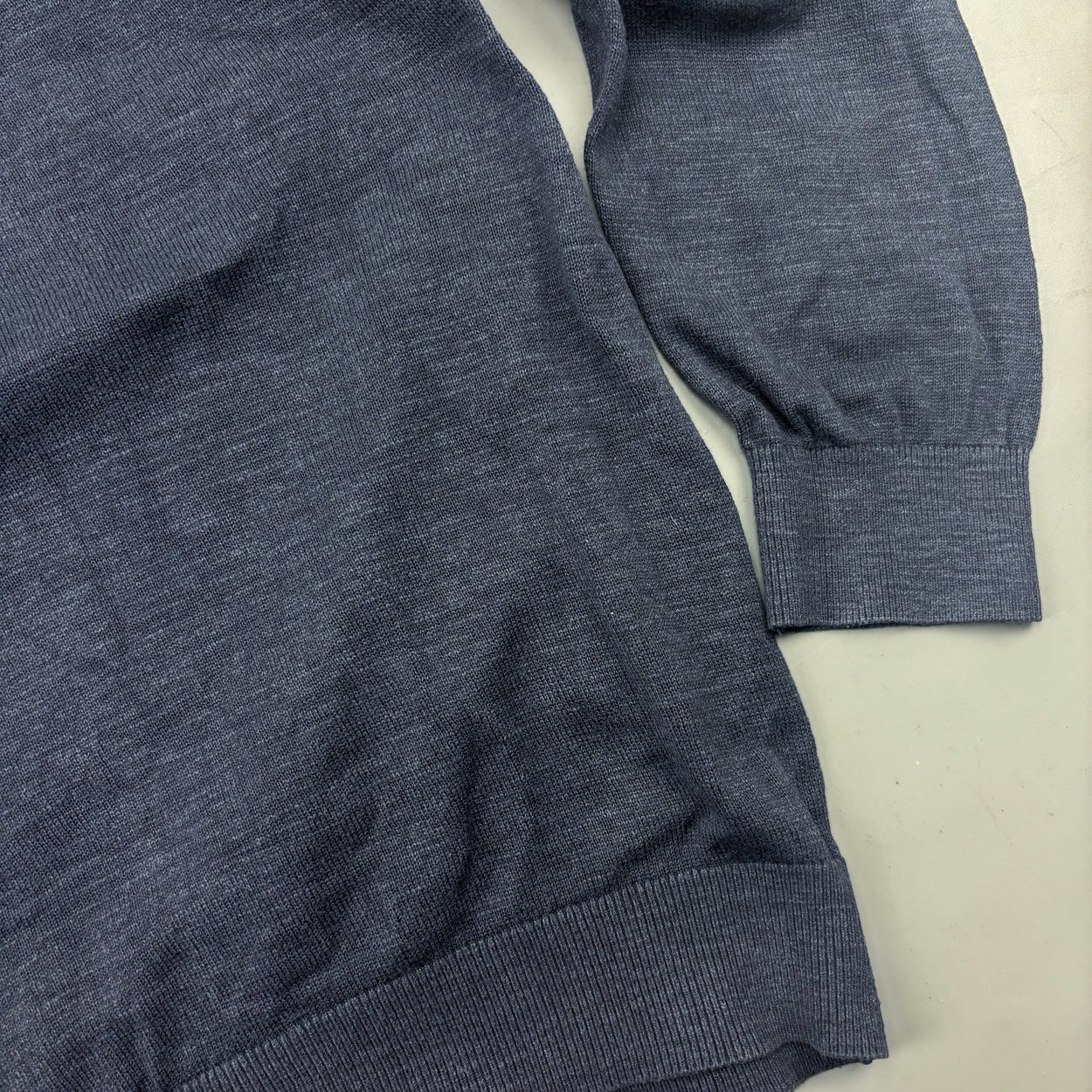 Blue Profuomo Half Zip - Men XL - Very Good - Revaleur