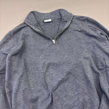 Blue Profuomo Half Zip - Men XL - Very Good - Revaleur