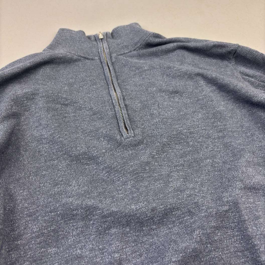 Blue Profuomo Half Zip - Men XL - Very Good - Revaleur