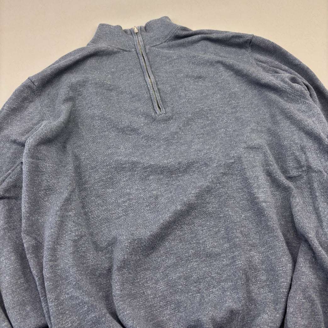 Blue Profuomo Half Zip - Men XL - Very Good - Revaleur