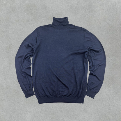 Blue Profuomo Turtleneck - Men XL - New - Revaleur