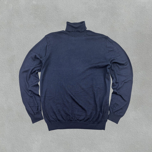 Blue Profuomo Turtleneck - Men XL - New - Revaleur