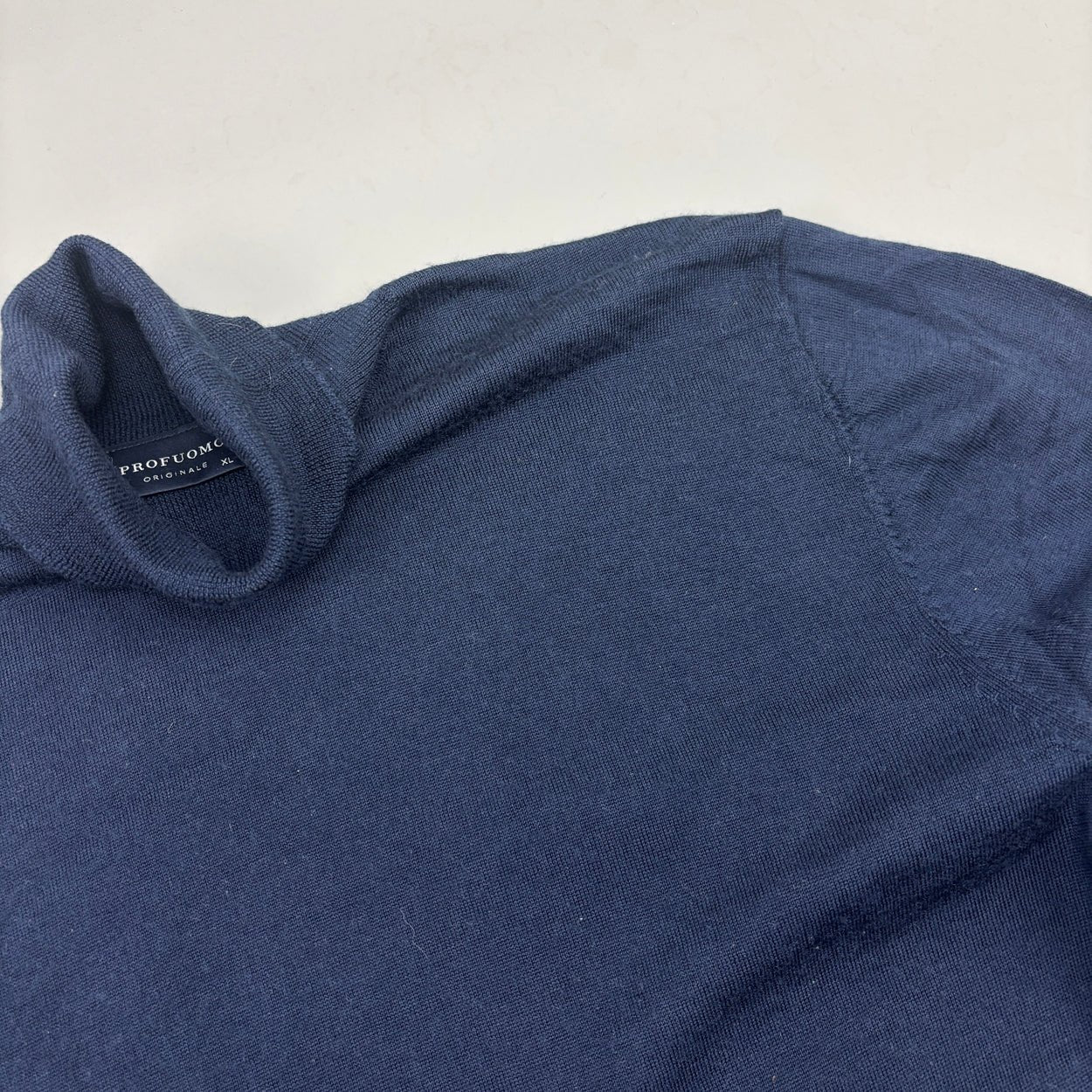 Blue Profuomo Turtleneck - Men XL - New - Revaleur