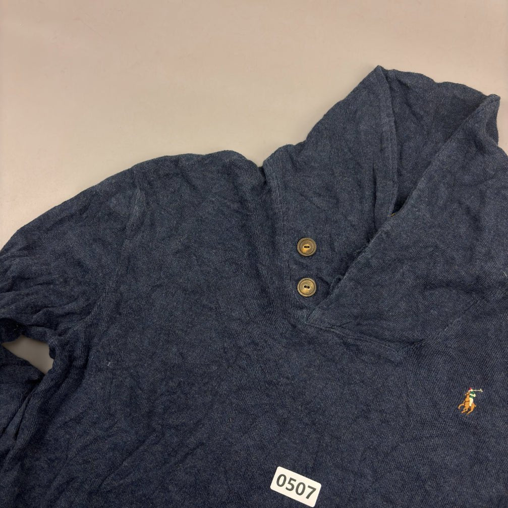 Blue Ralph Lauren Buttoned Sweater - M - Very Good - Revaleur