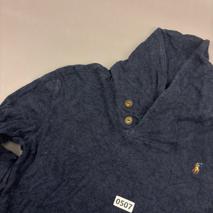 Blue Ralph Lauren Buttoned Sweater - M - Very Good - Revaleur