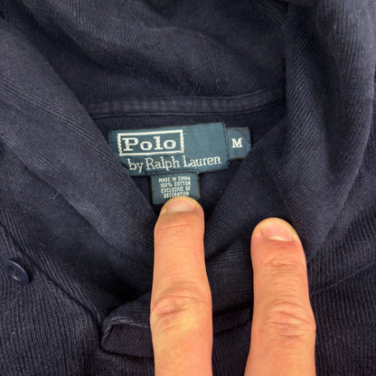 Blue Ralph Lauren Buttoned Sweater - M - Very Good - Revaleur