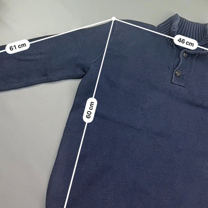 Blue Ralph Lauren Buttoned Sweater - Men S - Very Good - Revaleur