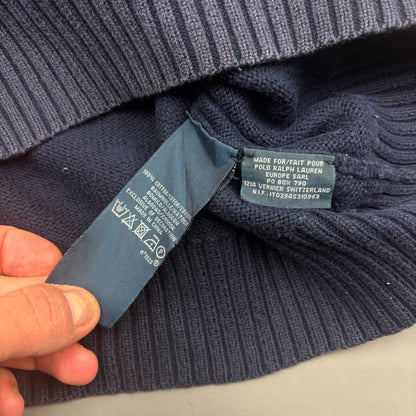 Blue Ralph Lauren Buttoned Sweater - Men S - Very Good - Revaleur