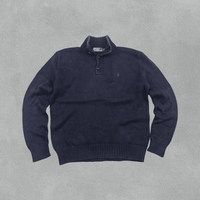 Blue Ralph Lauren Buttoned Sweater - Men S - Very Good - Revaleur
