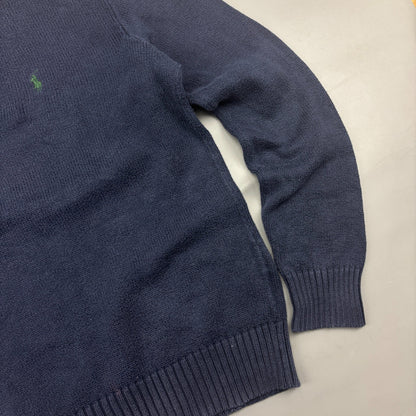 Blue Ralph Lauren Buttoned Sweater - Men S - Very Good - Revaleur