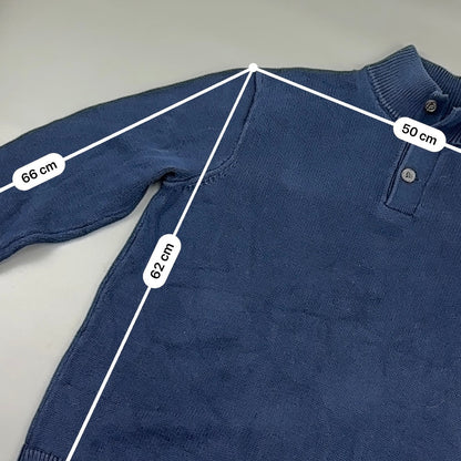 Blue Ralph Lauren Buttoned Sweater - Men XL - Very Good - Revaleur