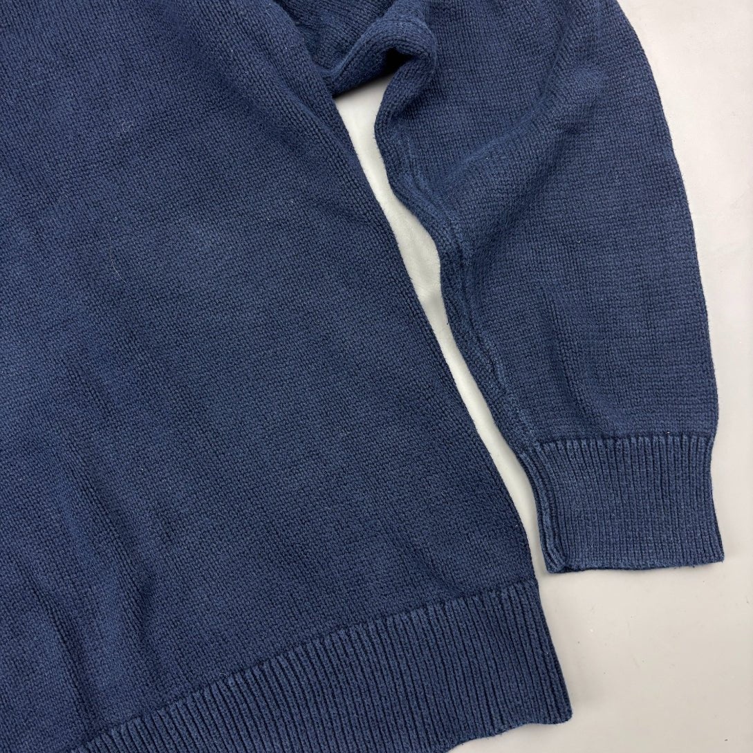 Blue Ralph Lauren Buttoned Sweater - Men XL - Very Good - Revaleur