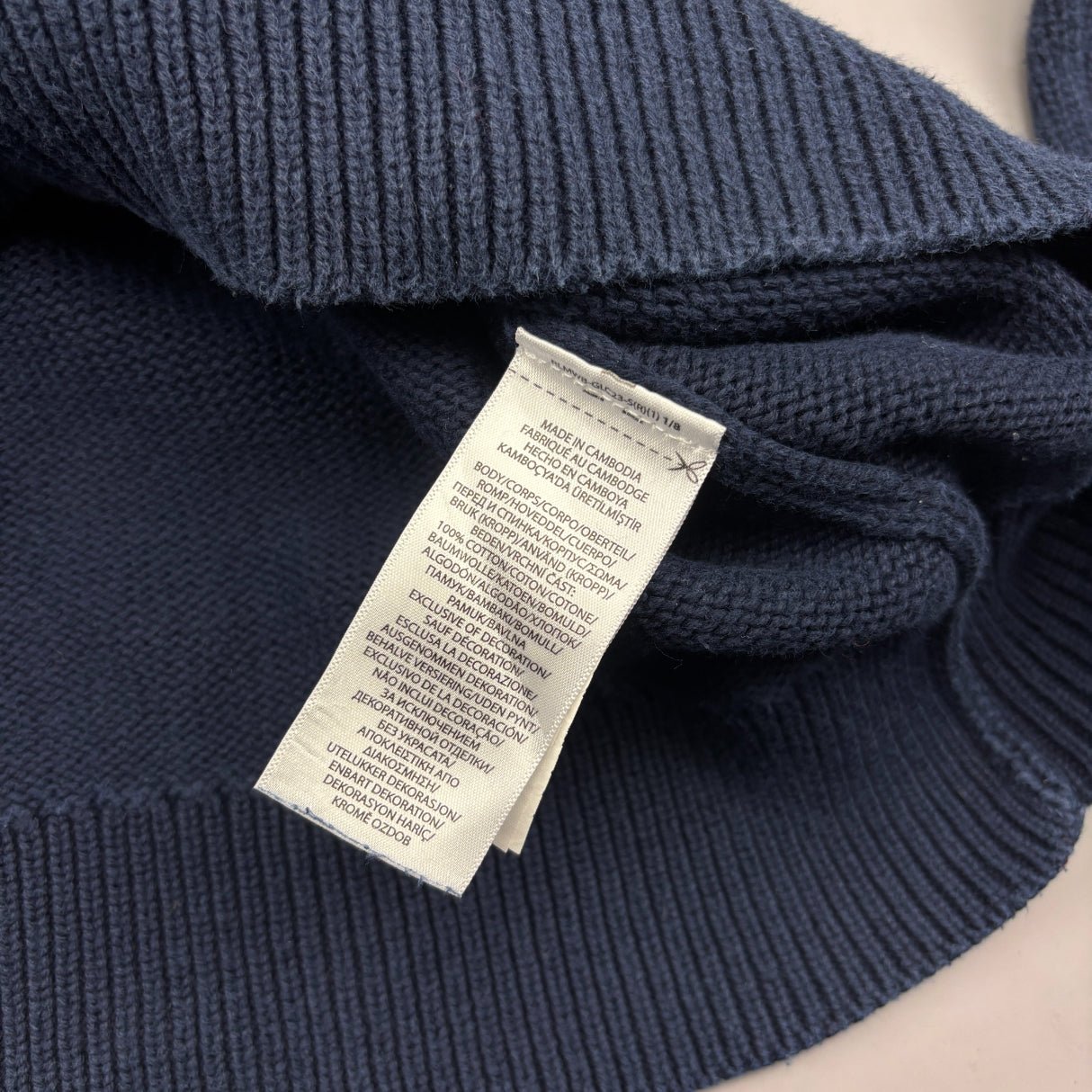 Blue Ralph Lauren Buttoned Sweater - Men XL - Very Good - Revaleur