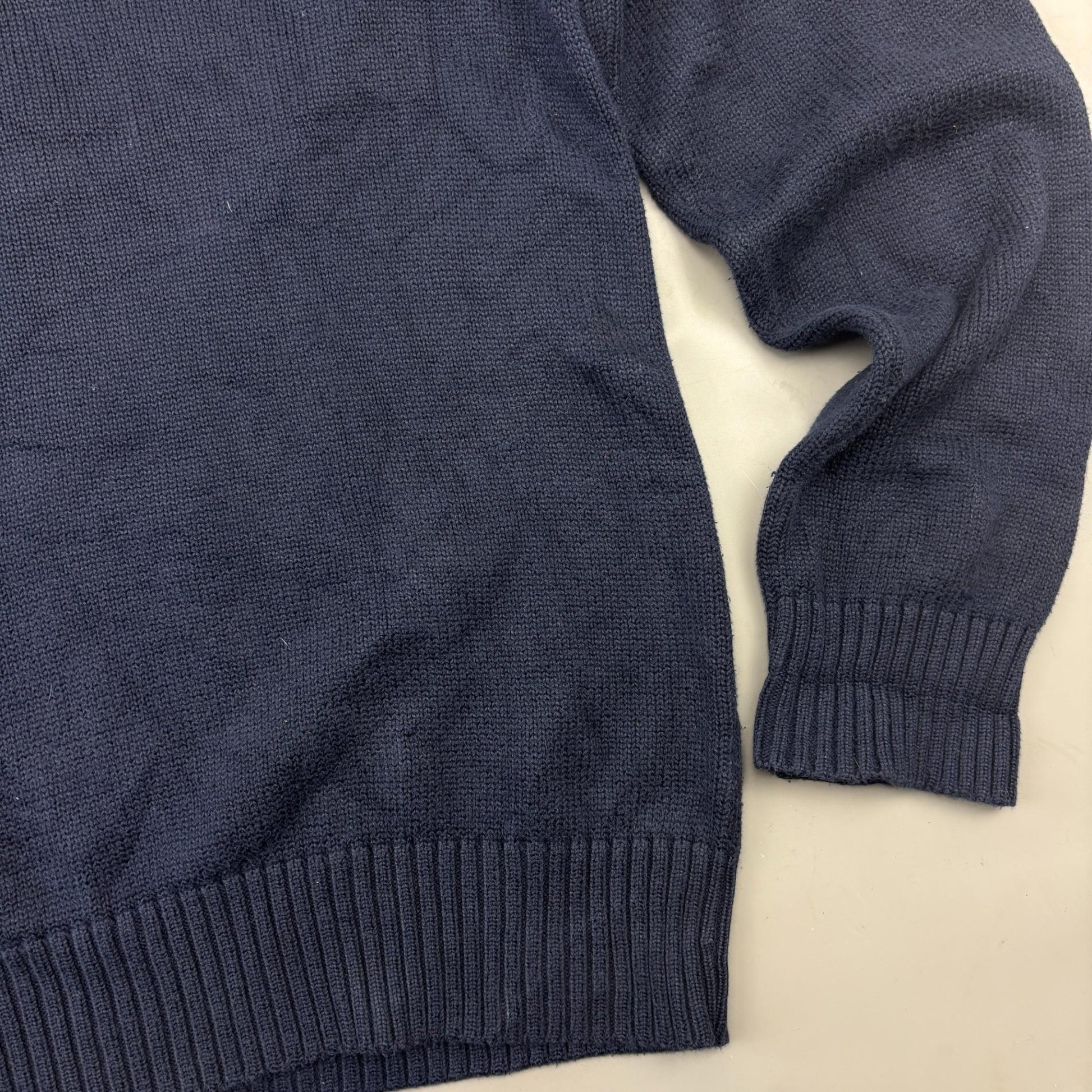 Blue Ralph Lauren Buttoned Sweater - Men XL - Very Good - Revaleur