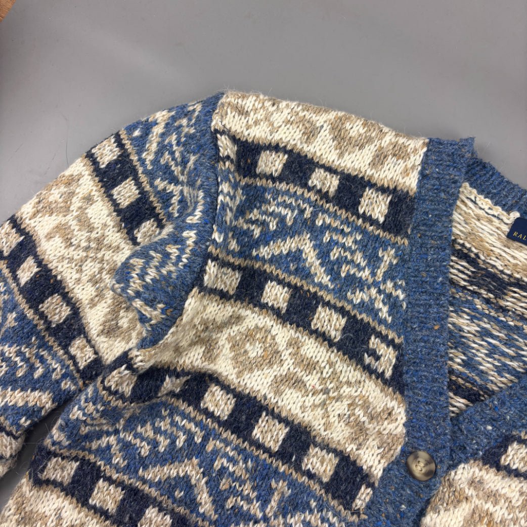 Blue Ralph Lauren Cardigan - Men XXL - Very Good - Revaleur