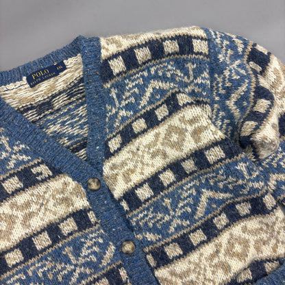 Blue Ralph Lauren Cardigan - Men XXL - Very Good - Revaleur