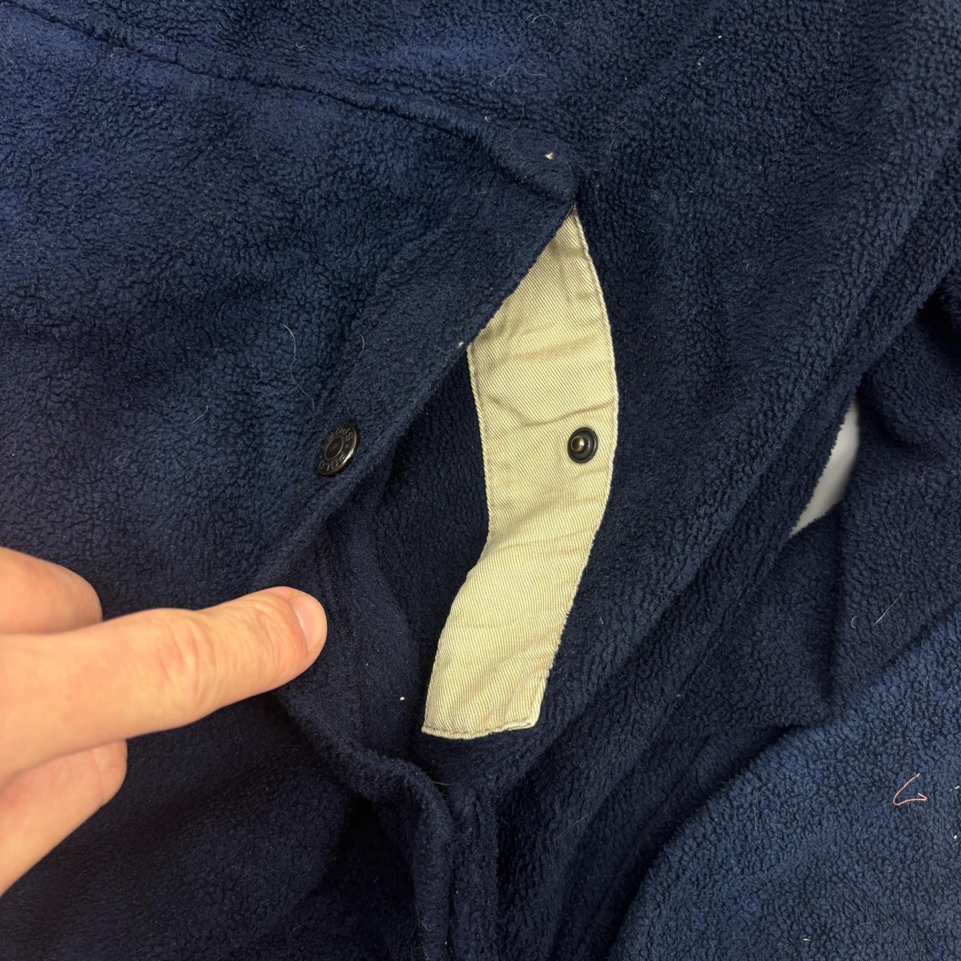 Blue Ralph Lauren Fleece Jacket - Men L - Very Good - Revaleur